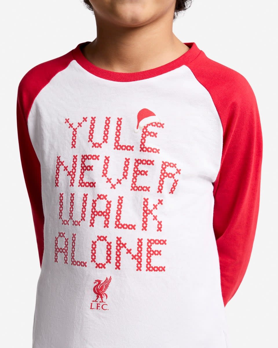 Pyjama de Noël LFC pour bébés rouge - Image 4