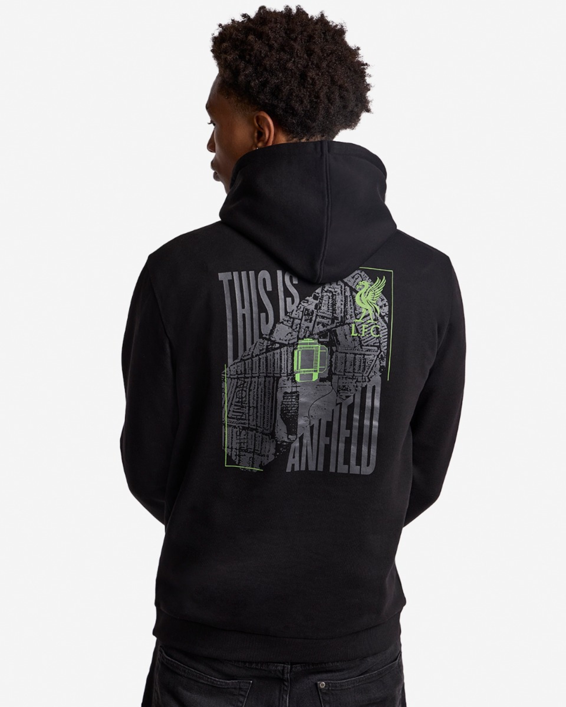 LFC Anfield Hoodie für Herren Schwarz - Image 1