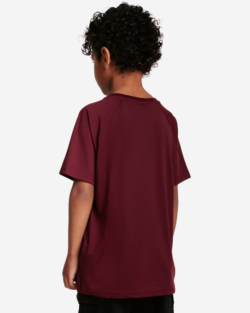LFC Juniors Raglan Tee Dark Red - Image 3