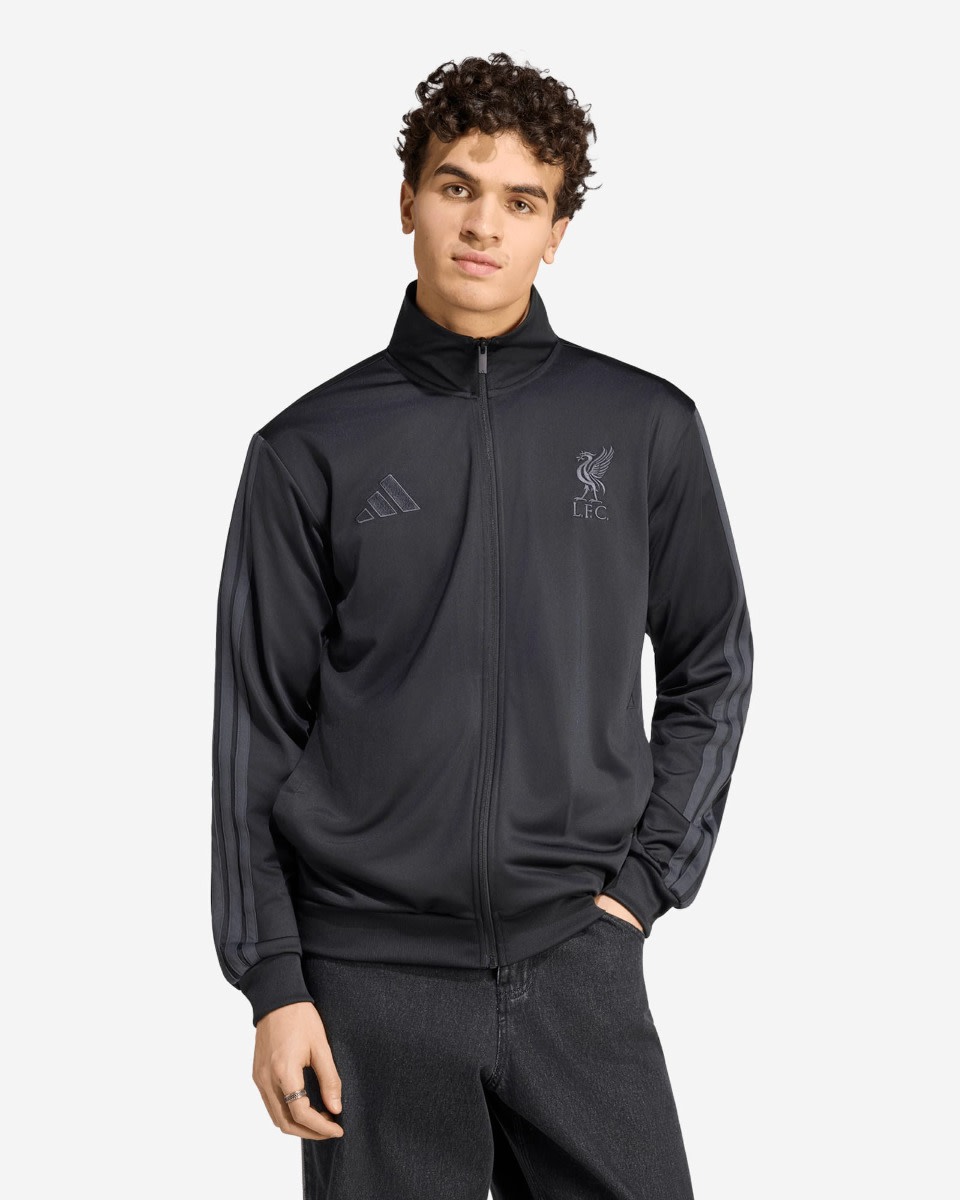 LFC adidas เสื้อแขนสั้นสำหรับบุรุษ 26/27 ดีเอ็นเอ สีดำ - Image 1