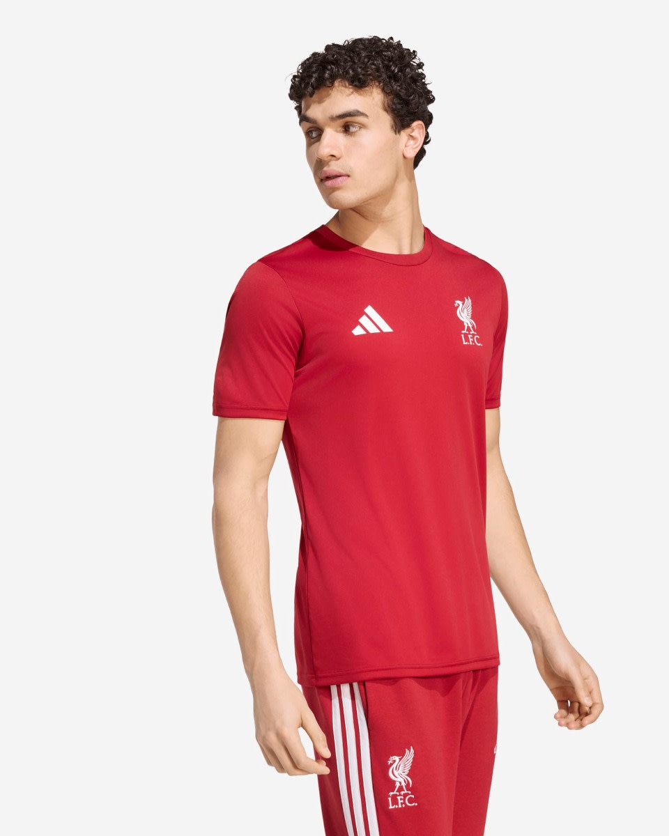 LFC adidas Herre 26/27 DNA Poly Tee Aktiv Rød - Image 1