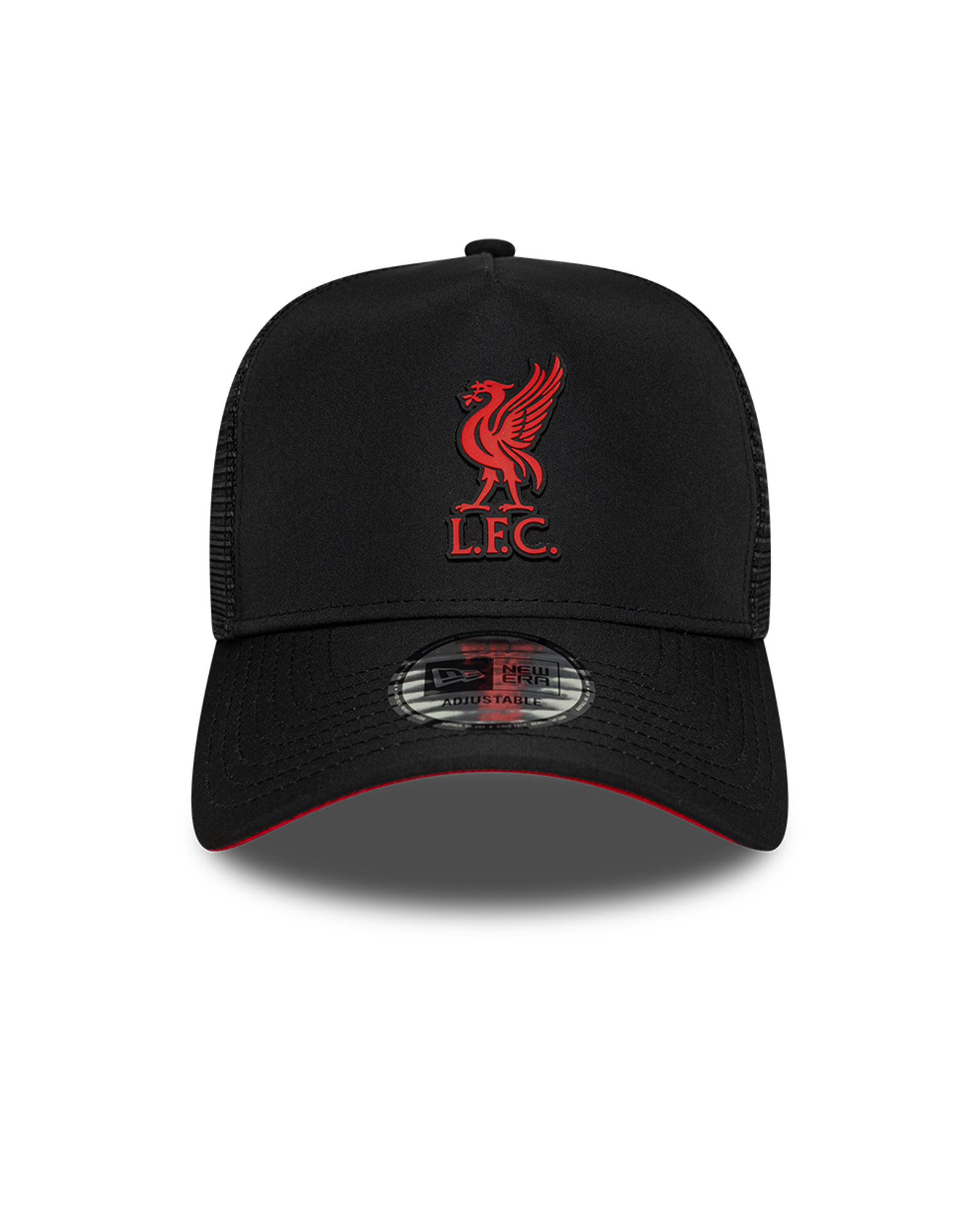 LFC New Era Adults Trucker Raised Rubber Cap Black