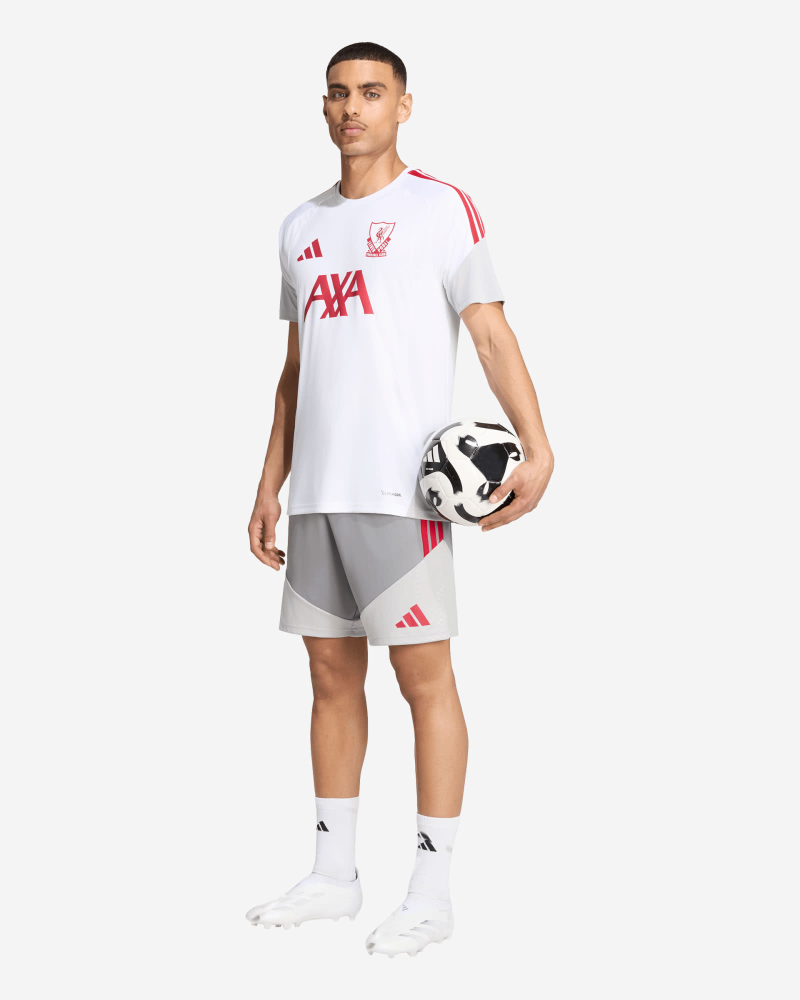 LFC adidas Mens 26/27 European Tiro Training Jersey White - Image 4