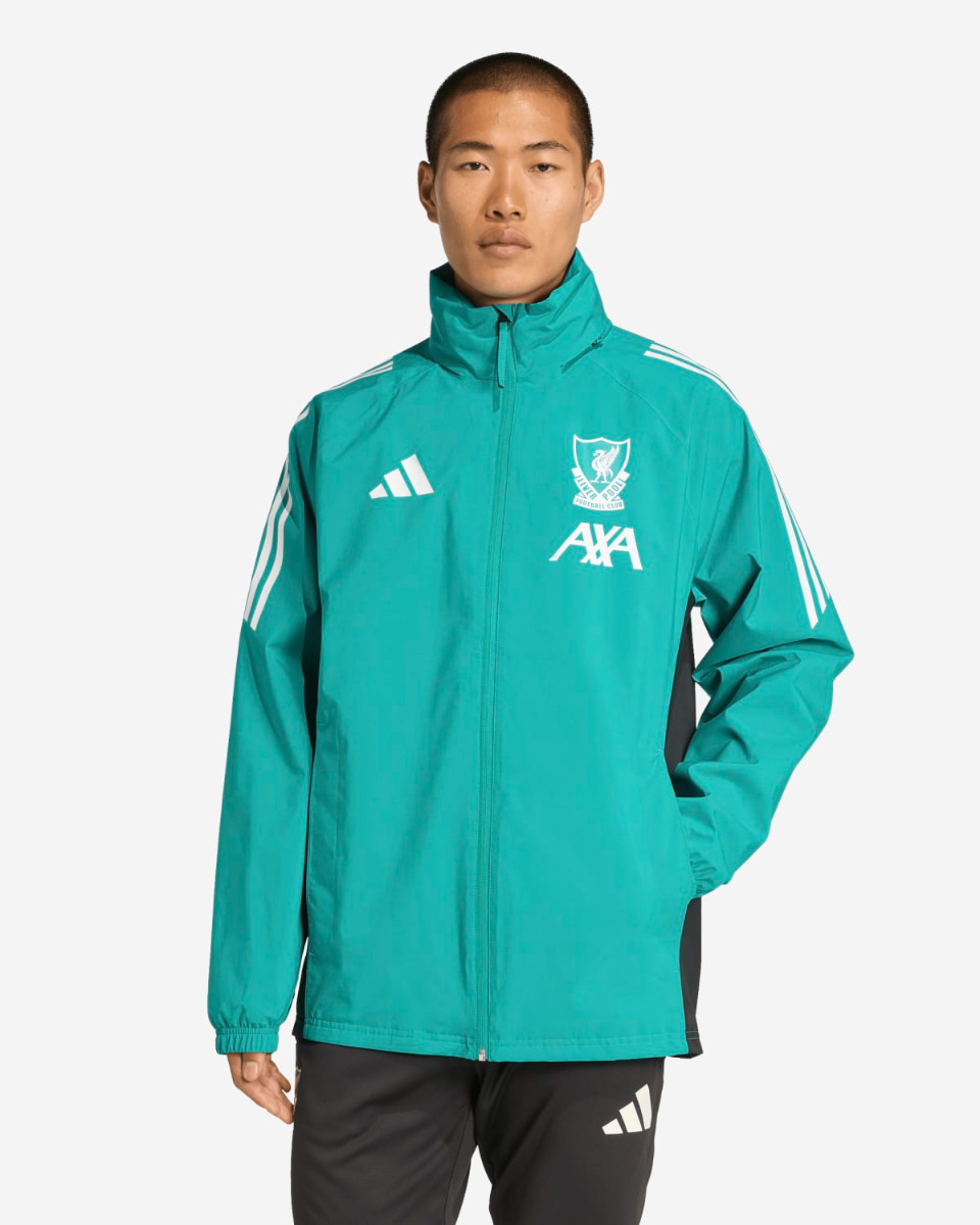 LFC 아디다스 남성용 25/26 유러피언 레인 재킷 - Image 1