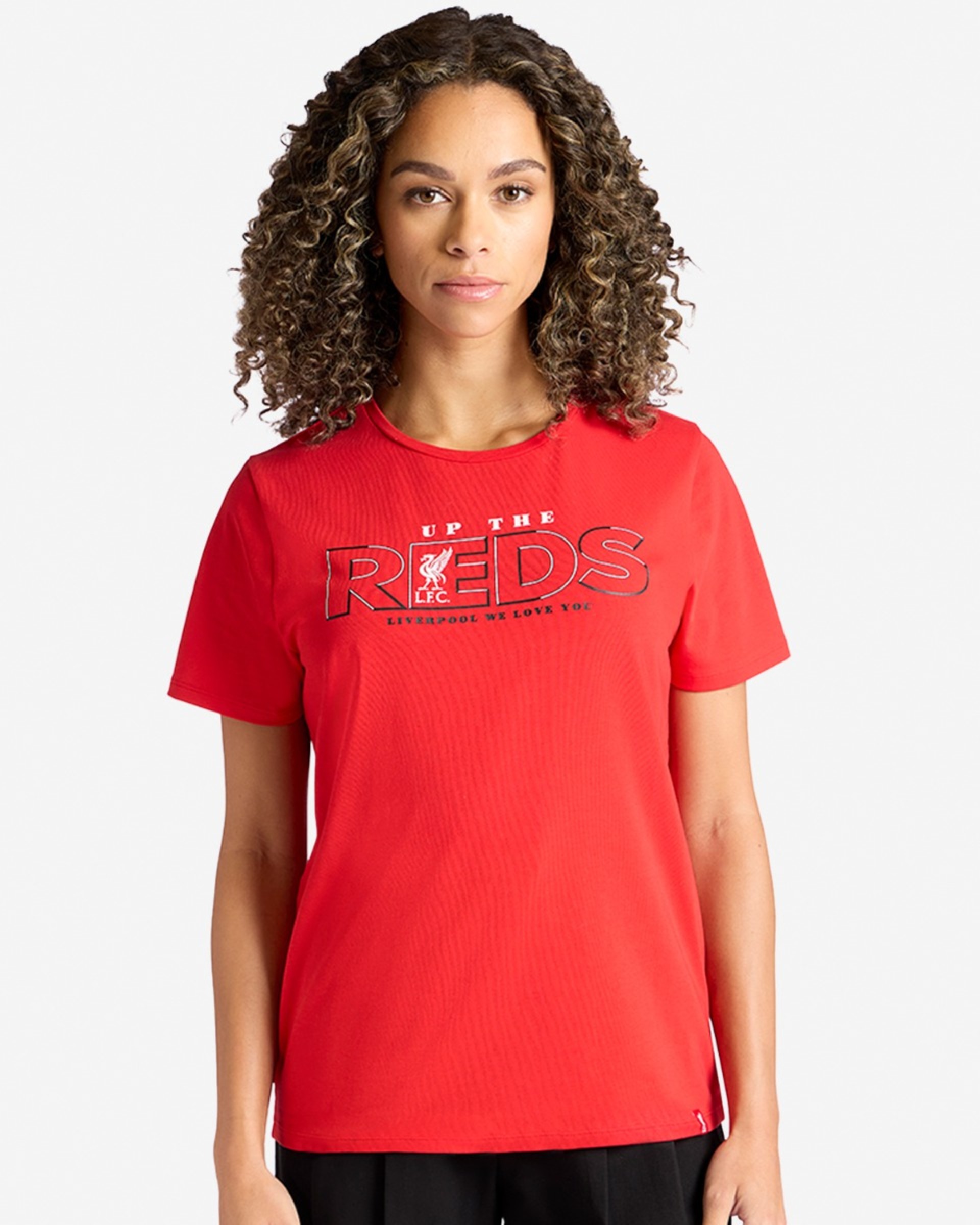 LFC Up The Reds T-shirt til kvinder rød - Image 1